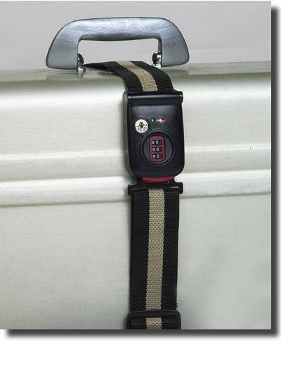 Locking Luggage Straps on Accepted   Recognized Combination Luggage Locks From Travel Sentry
